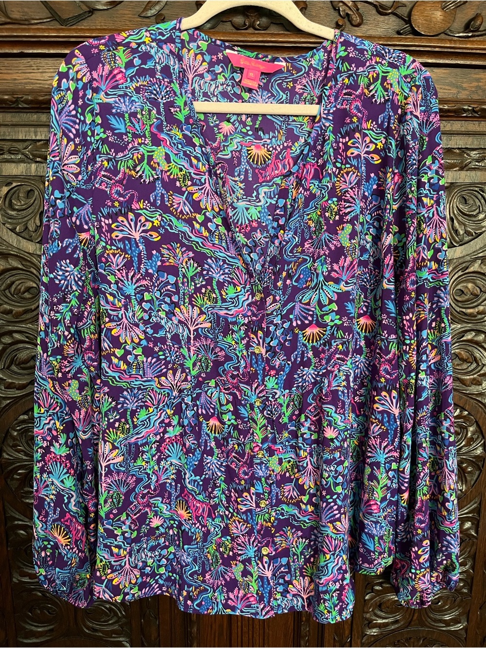 Lilly Pulitzer Hensley long sleeve top XL